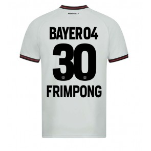 Bayer Leverkusen Jeremie Frimpong #30 Udebanetrøje 2023-24 Kort ærmer